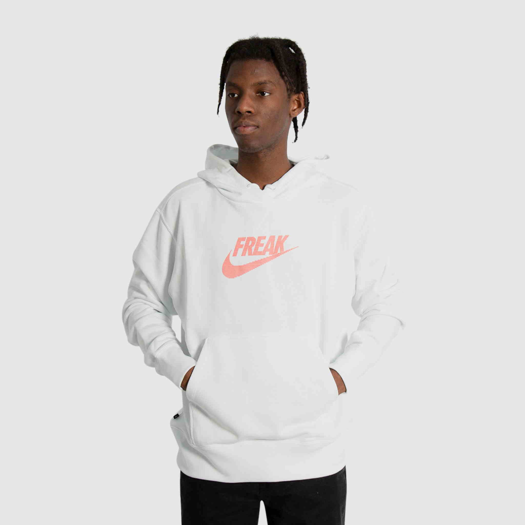 Худи Nike Giannis Antetokounmpo Freak Logo Hoodie White