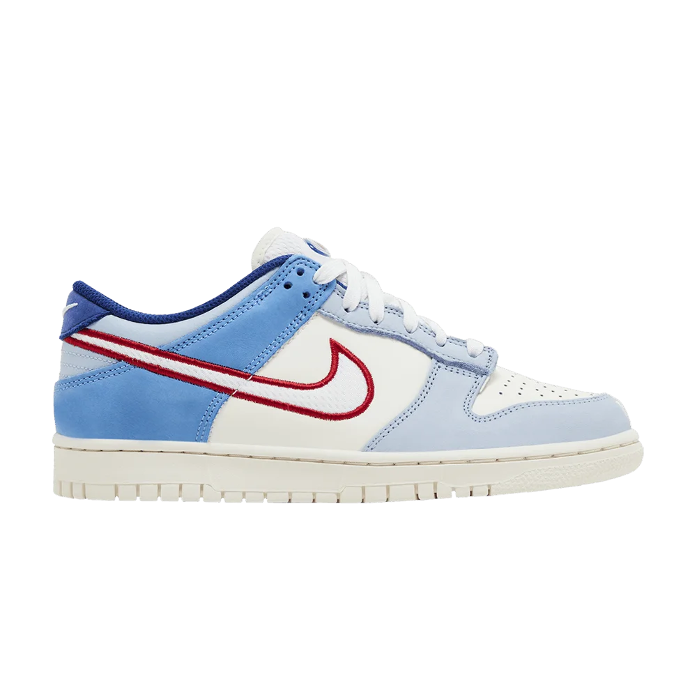 Кроссовки Nike Dunk Low GS 'Armory Blue Red Mesh'