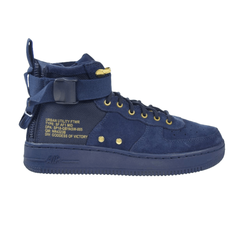 Кроссовки Nike SF Air Force 1 Mid GS 'Obsidian'