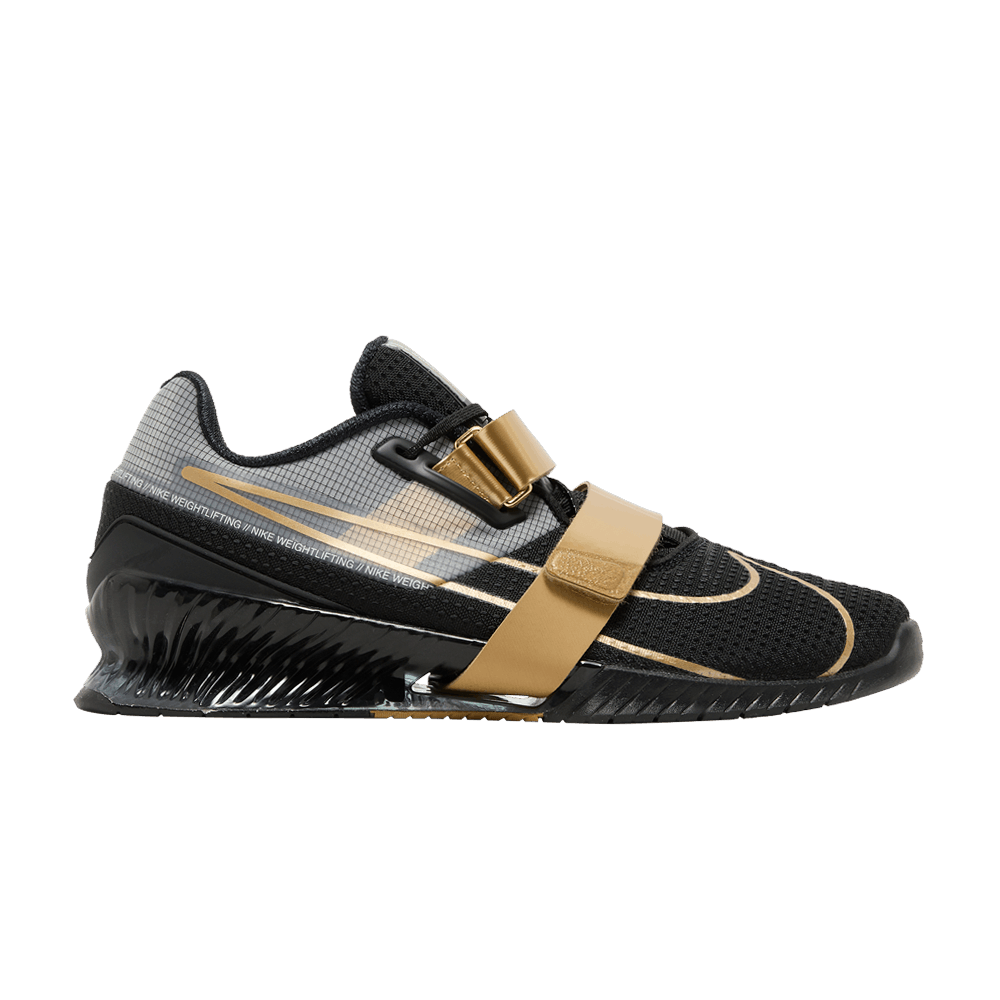 Кроссовки Nike Romaleos 4 'Black Metallic Gold'