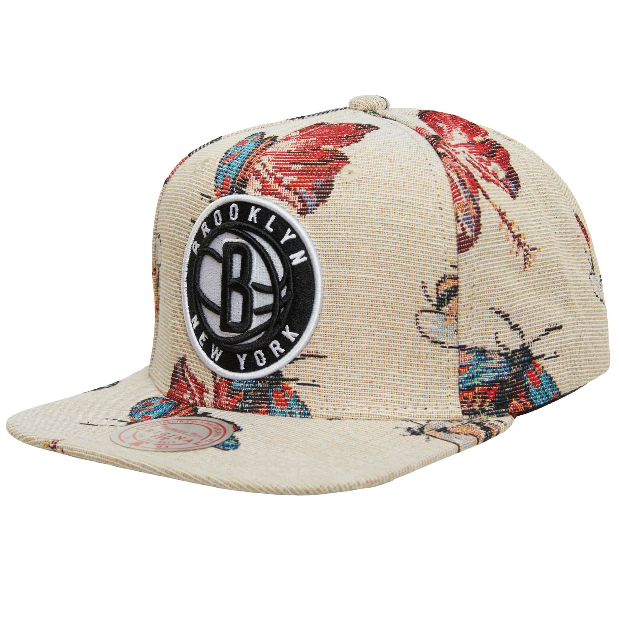 Бейсболка Mitchell & Ness True Tap Snapback Brooklyn Nets Hat