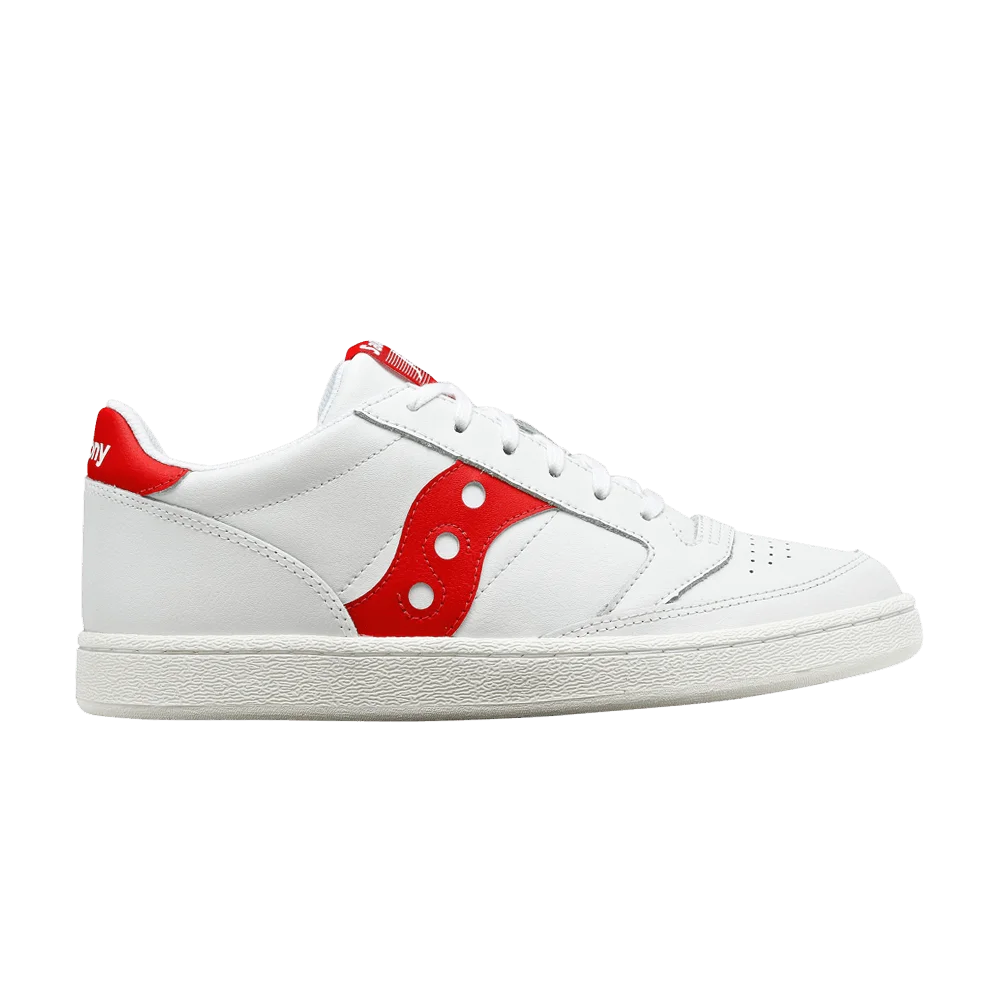 Кроссовки Saucony Jazz Court PU 'White Red'