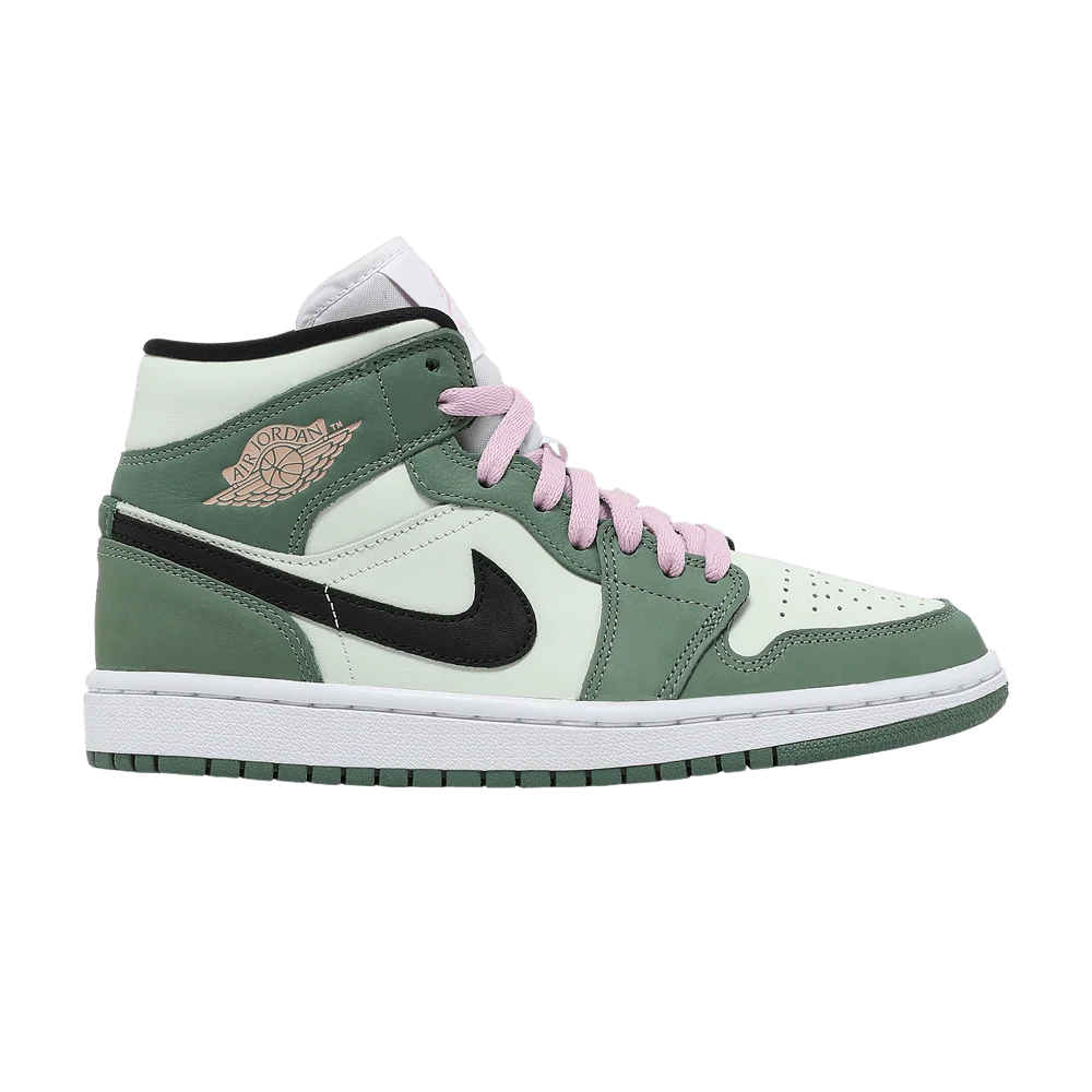 Кроссовки Wmns Air Jordan 1 Mid SE 'Dutch Green'