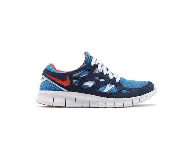 Кроссовки Nike Free Run 2 'Light Photo Blue Orange'