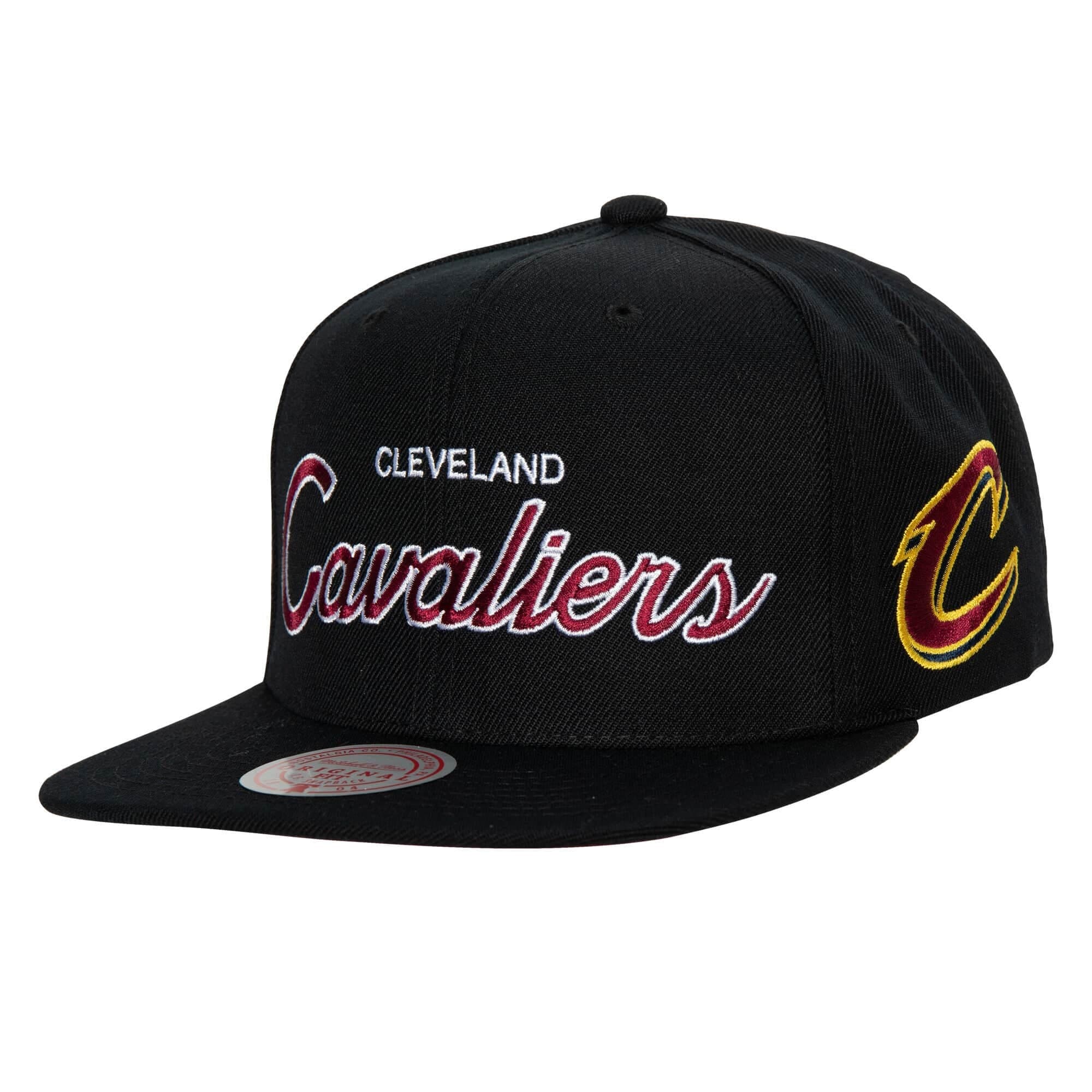 Бейсболка Mitchell & Ness Team Script 2.0 Snapback Cleveland Cavaliers Hat