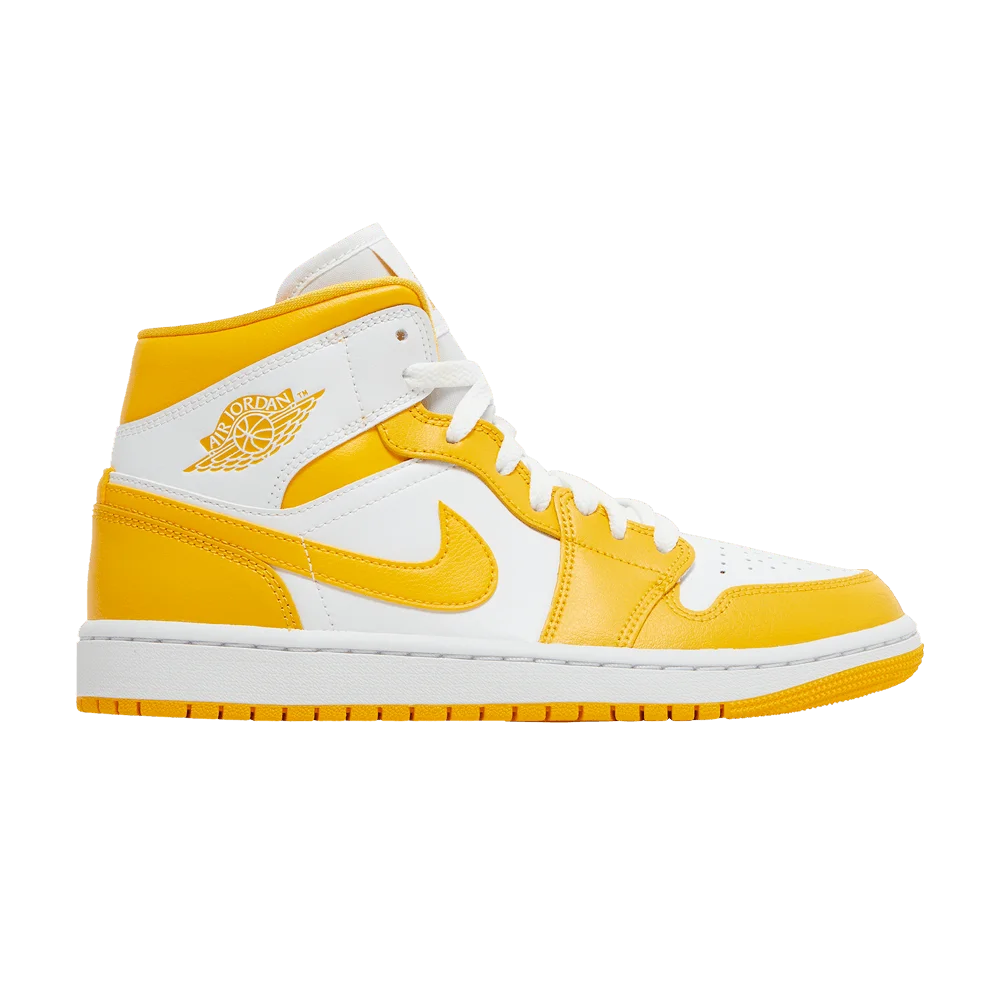 Кроссовки Wmns Air Jordan 1 Mid 'University Gold'