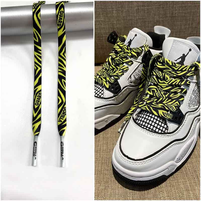 Шнурки Gorilla Guard Air Jordan 4 Yellow Zebra Laces