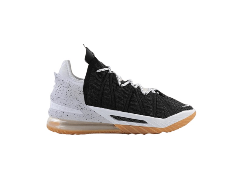 Nike LeBron 18 EP Black White Gum