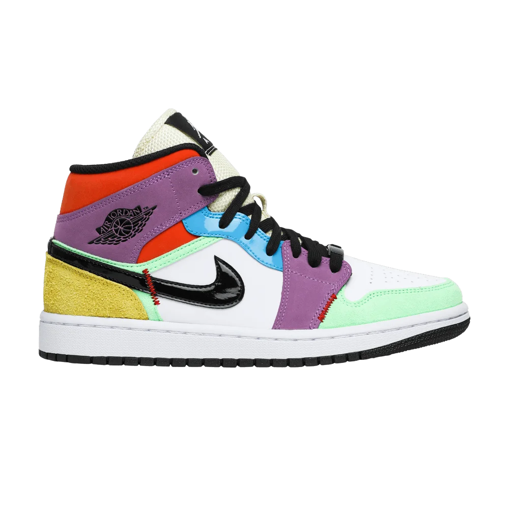 Кроссовки Wmns Air Jordan 1 Mid SE 'Lightbulb'