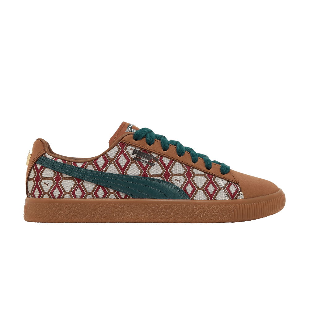 Кроссовки Puma Dapper Dan x Clyde Vintage 'Pre-Game Runway - Brown'