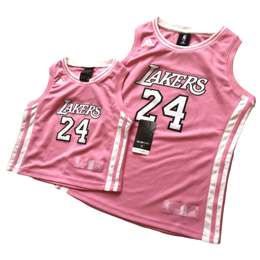 Джерси adidas Kobe Bryant 24 Lakers Pink Jersey