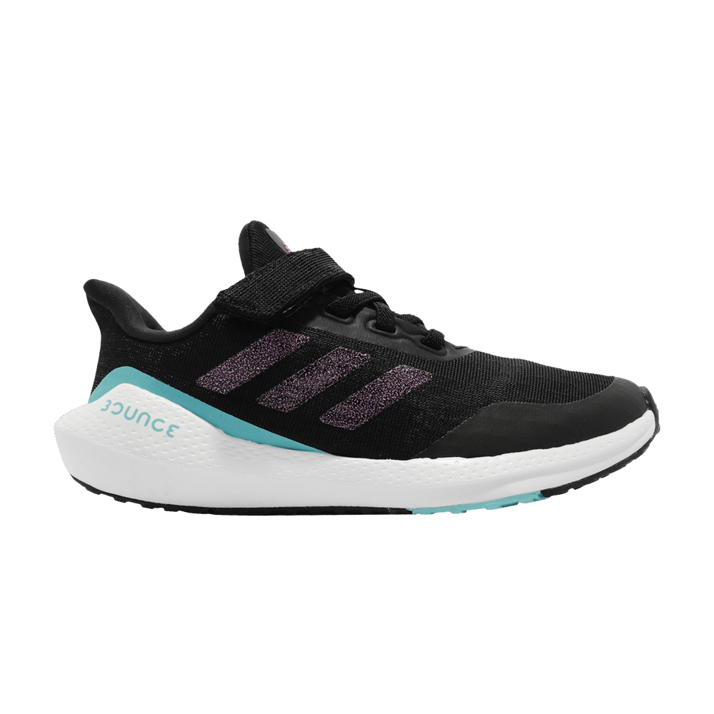 Кроссовки Adidas EQ21 Run J 'Black Pulse Aqua'