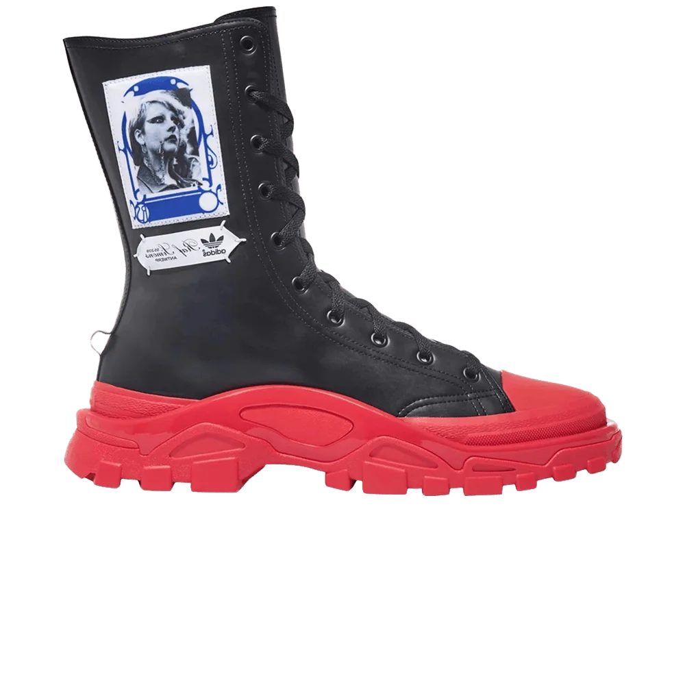 Кроссовки Raf Simons x adidas Detroit Runner High 'Black Red'