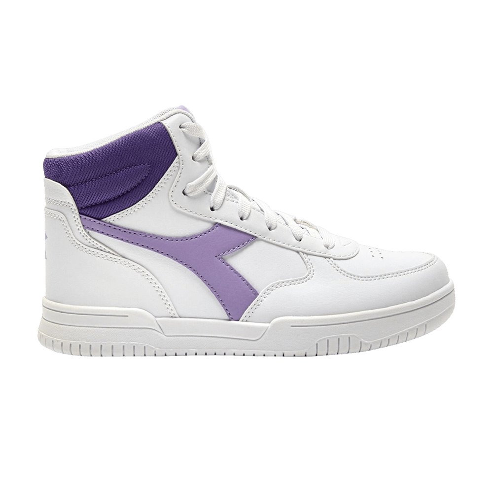 Кроссовки Diadora Raptor Mid Big Kid 'White Purple Rose'