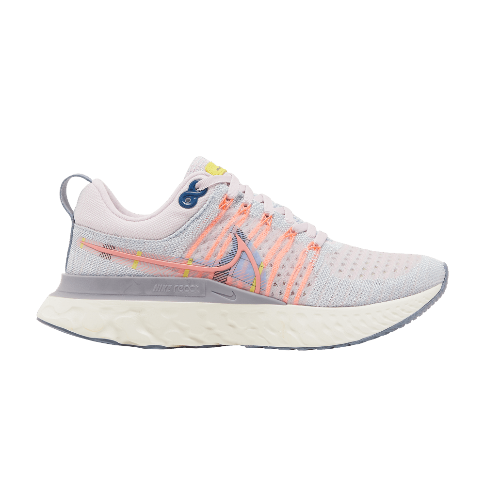 Кроссовки Nike Wmns React Infinity Run Flyknit 2 Premium 'Pink Foam Blue Tint'