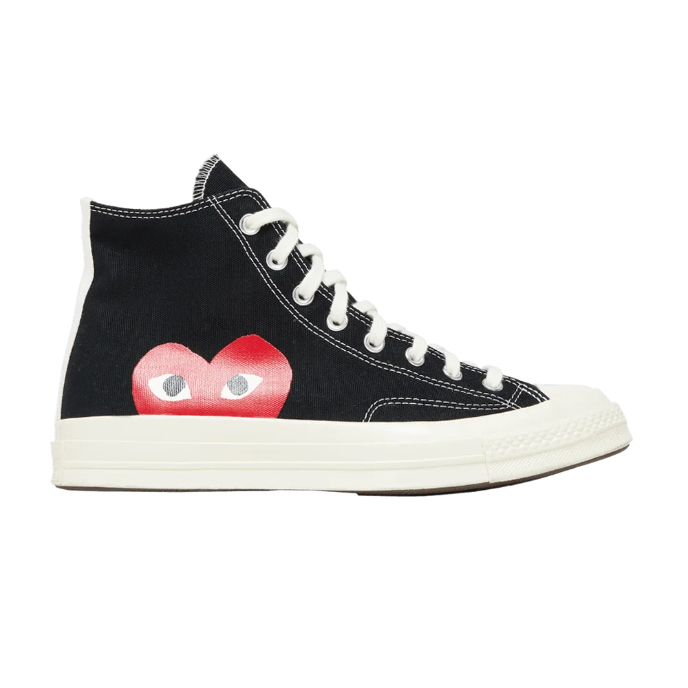 Кроссовки Comme des Garçons Play x Converse Chuck 70 High 'Black'