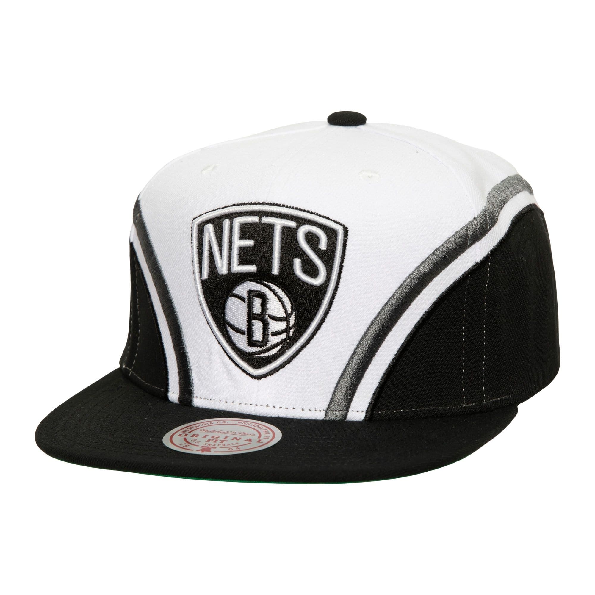 Бейсболка Mitchell & Ness Overhead Snapback Brooklyn Nets Hat