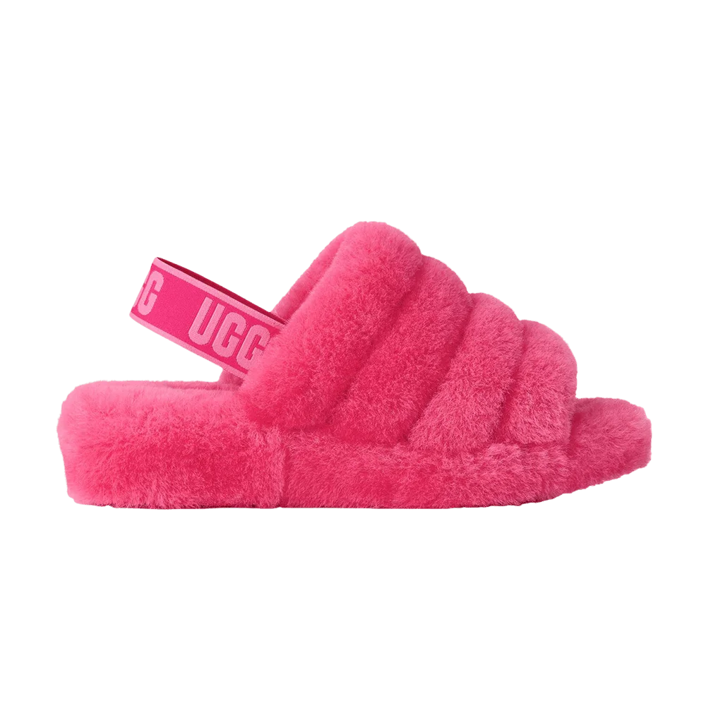 Тапочки UGG Wmns Fluff Yeah Slide 'Deep Coral Sachet Pink'