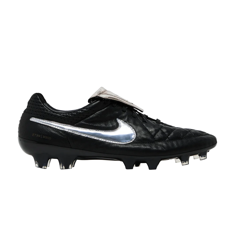 Кроссовки Nike Tiempo Legend 5 Premium FG 'Black Chrome'