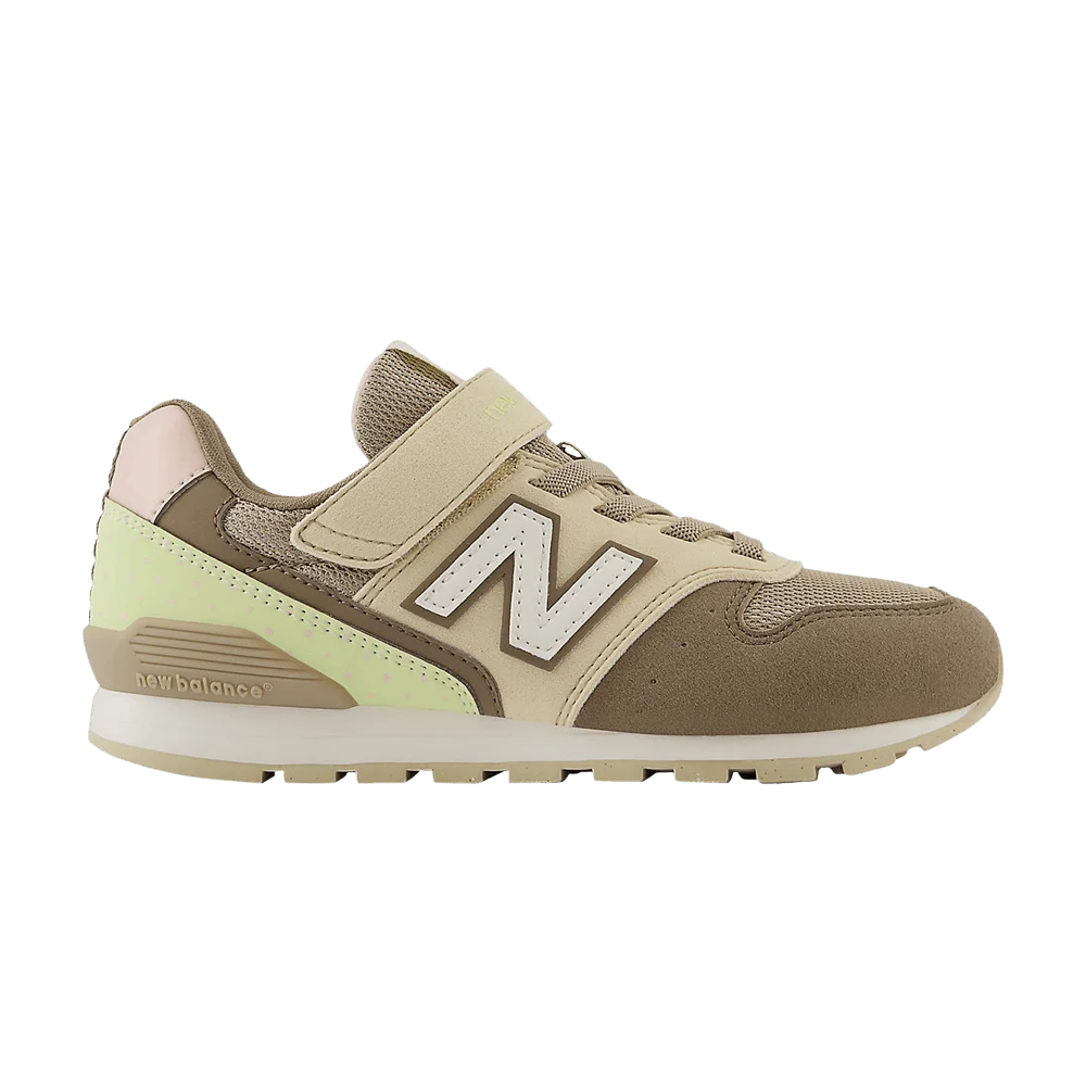 Кроссовки New Balance 996 Hook &amp; Loop Big Kid Wide 'Mushroom Sandstone'
