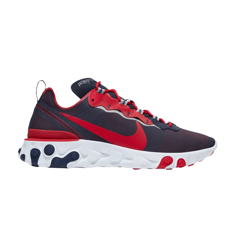 Кроссовки Nike NFL x React Element 55 'New England Patriots'