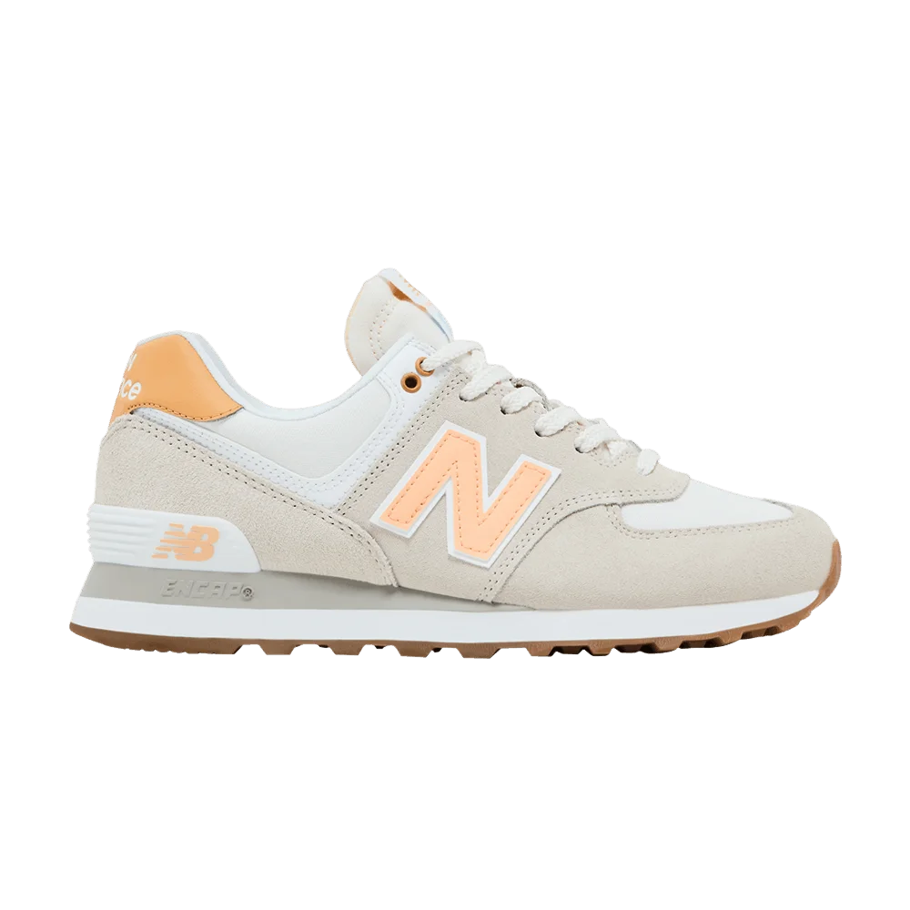 Кроссовки New Balance Wmns 574 'Timberwolf Alpha Orange'