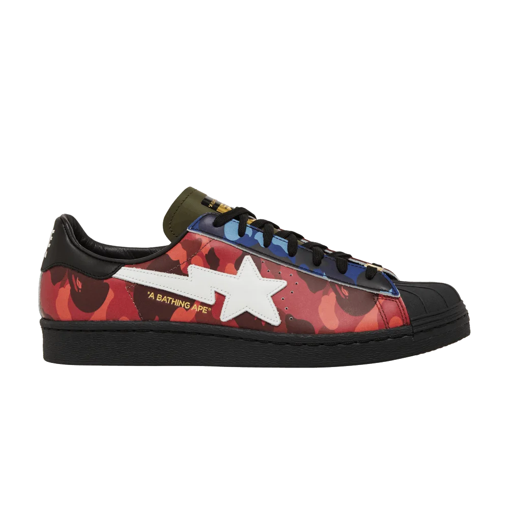 Кроссовки BAPE x adidas Superstar 'Mixed Camo'