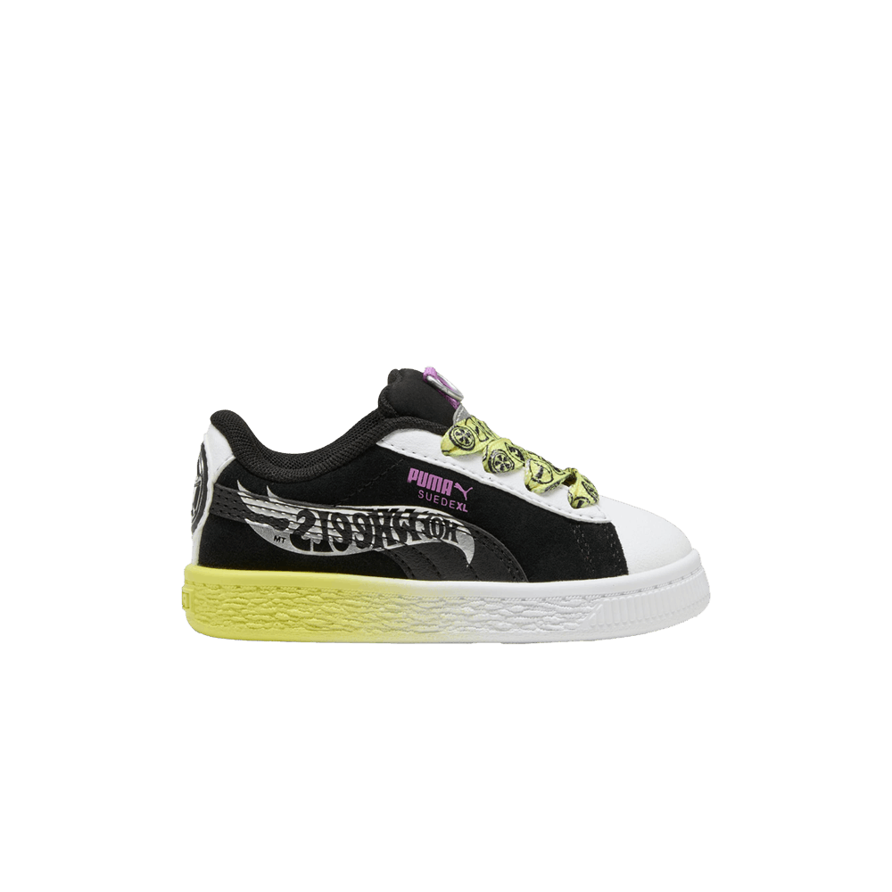 Кроссовки Hot Wheels x Puma Suede XL Toddler 'Black Lemon Sherbert'