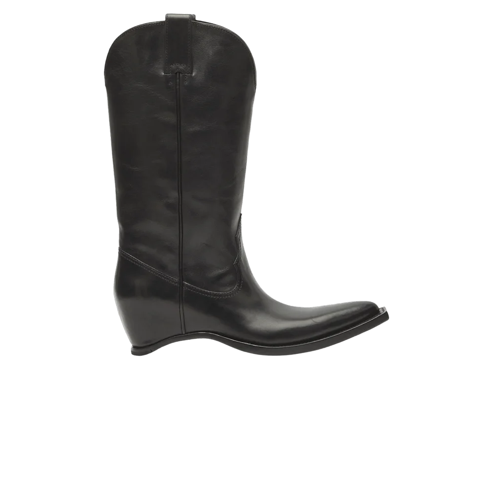 Ботинки Wmns Maison Margiela Heel-less Western Leather Boot 'Black'
