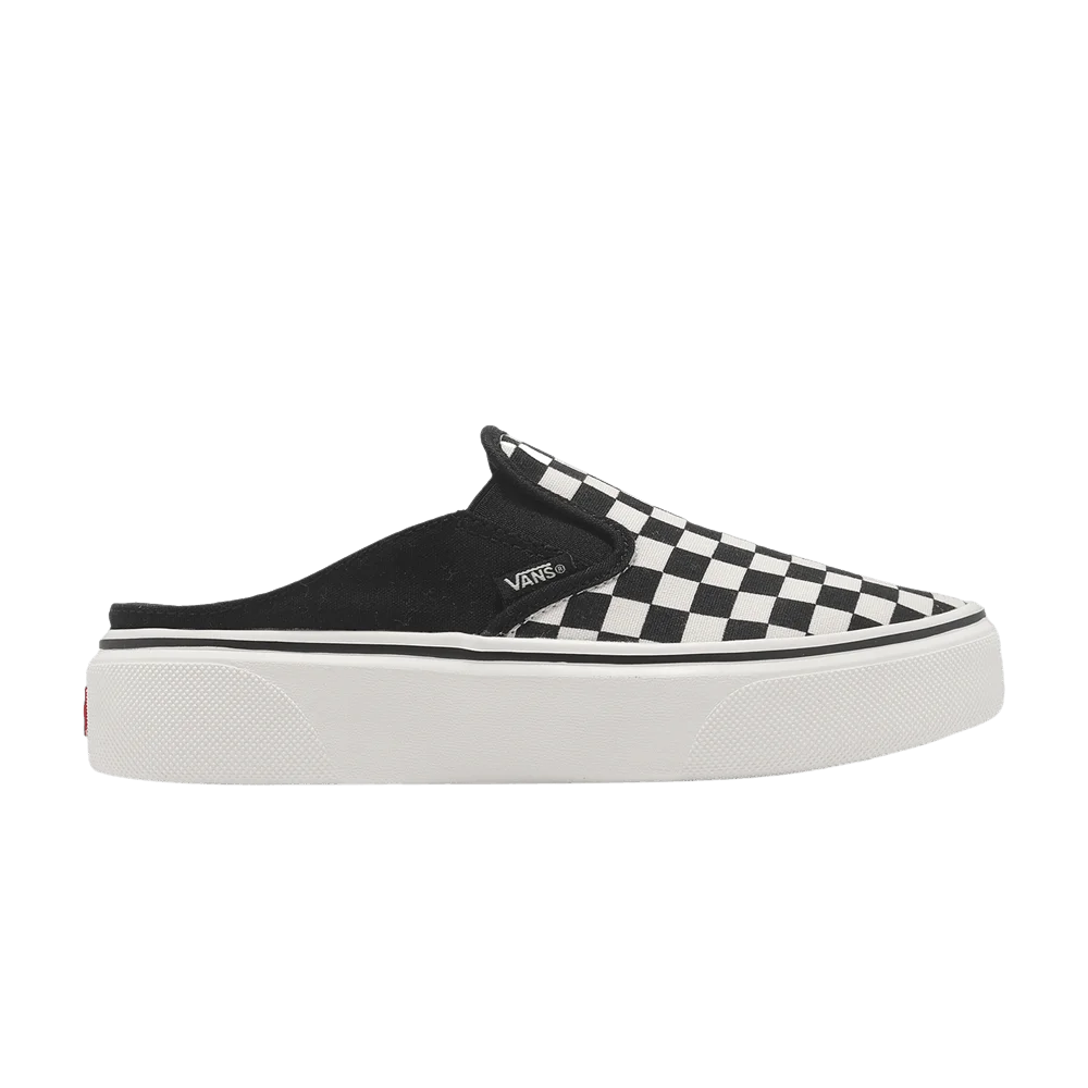 Тапочки Vans V98 Mule Hover Slip-On 'Black White Checkerboard'