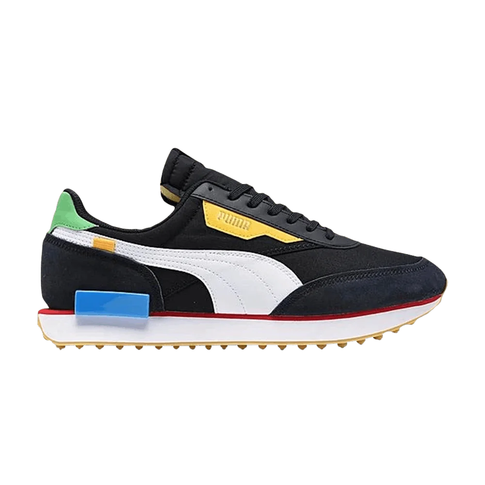 Кроссовки Puma Future Rider Union 'Black Sharp Green'