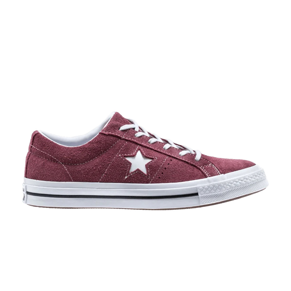 Кроссовки Converse One Star Ox Kids 'Deep Bordeaux'