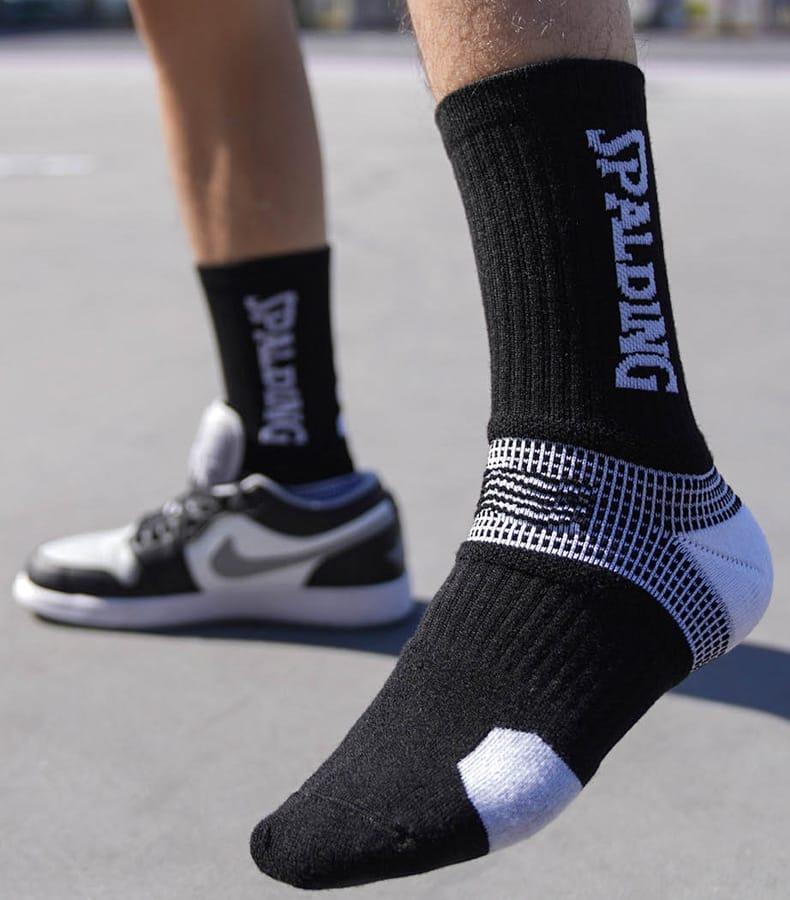 Спортивные носки Ehot Spalding Wave Black Crew Socks