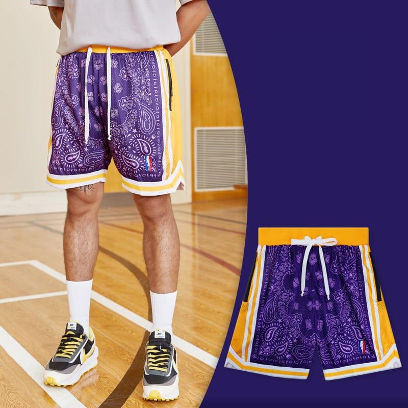 Спортивные шорты Ehot Paisley Cut Lakers Shorts