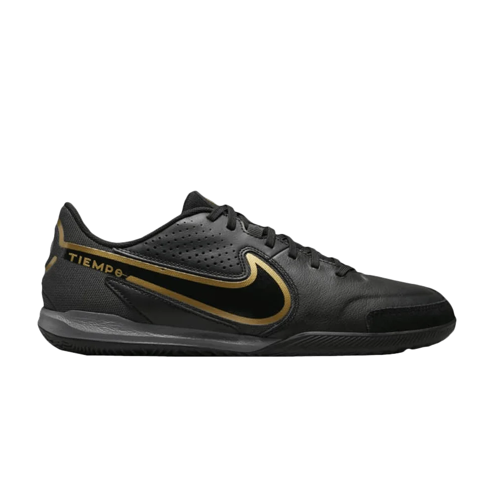 Кроссовки Nike Tiempo Legend 9 Academy IC 'Black Metallic Gold'