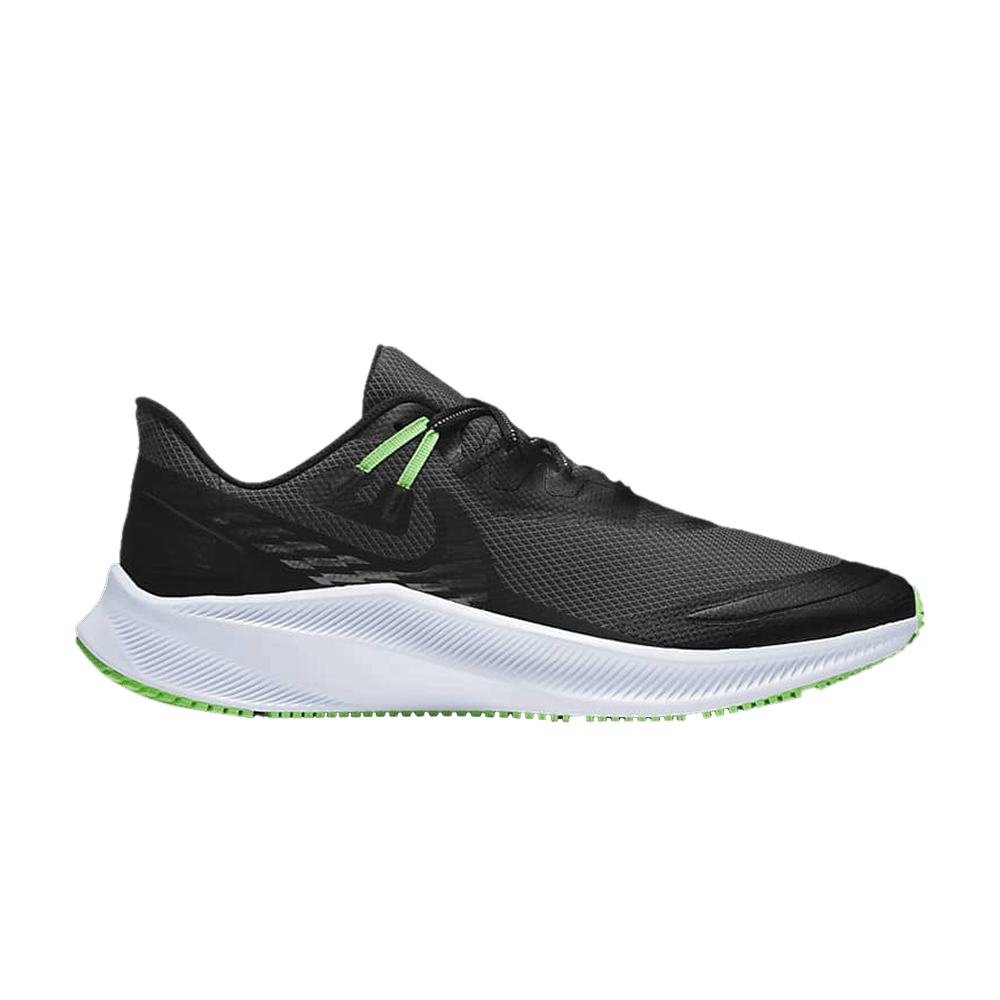 Кроссовки Nike Quest 3 Shield 'Black Poison Green'