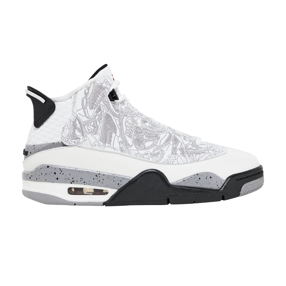 Кроссовки Air Jordan Dub Zero GS 'White Cement'