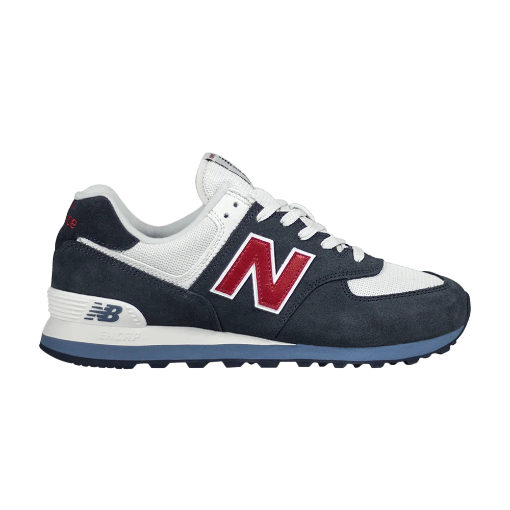 Кроссовки New Balance 574 Core Plus 'Navy Red'