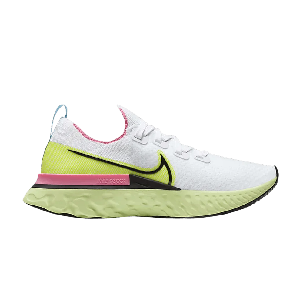 Кроссовки Nike Wmns React Infinity Run Flyknit 'Volt Pink Glow'