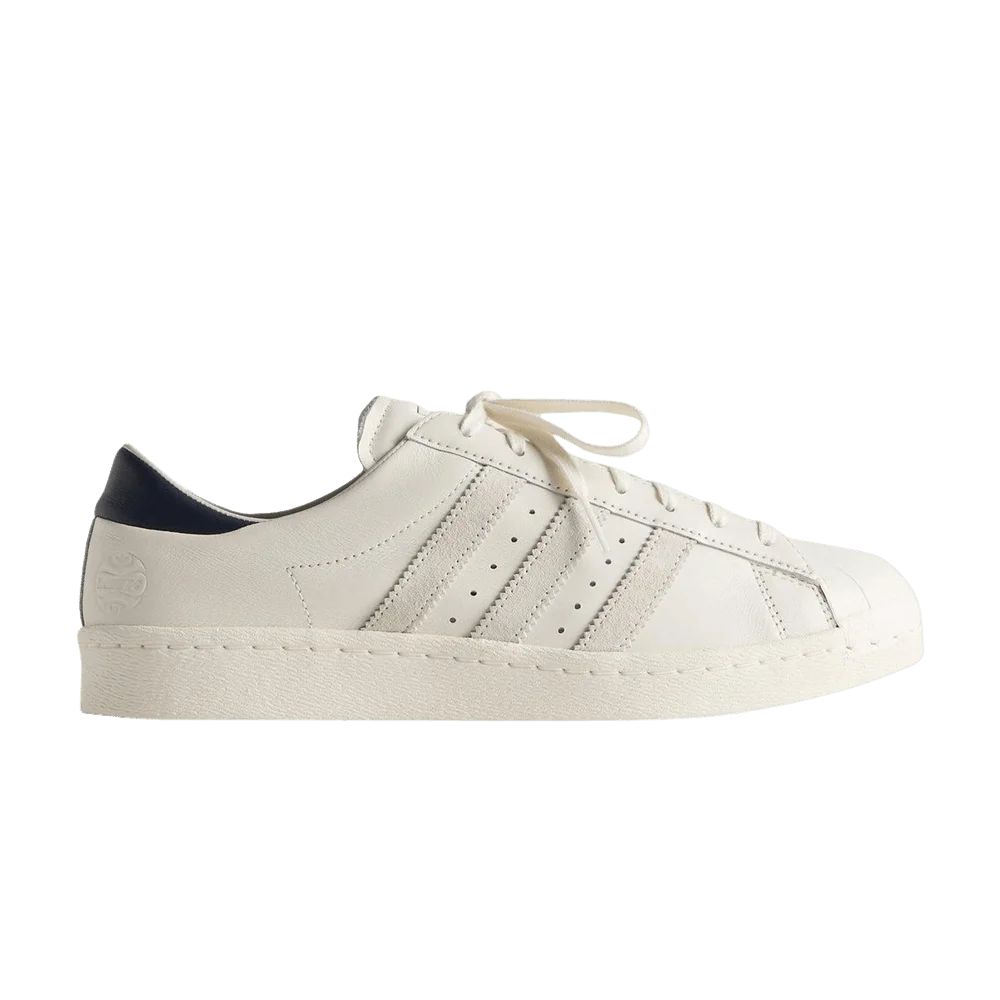 Кроссовки Kith x Messi x adidas Football Superstar 'Off White Legend Ink' With Trading Card