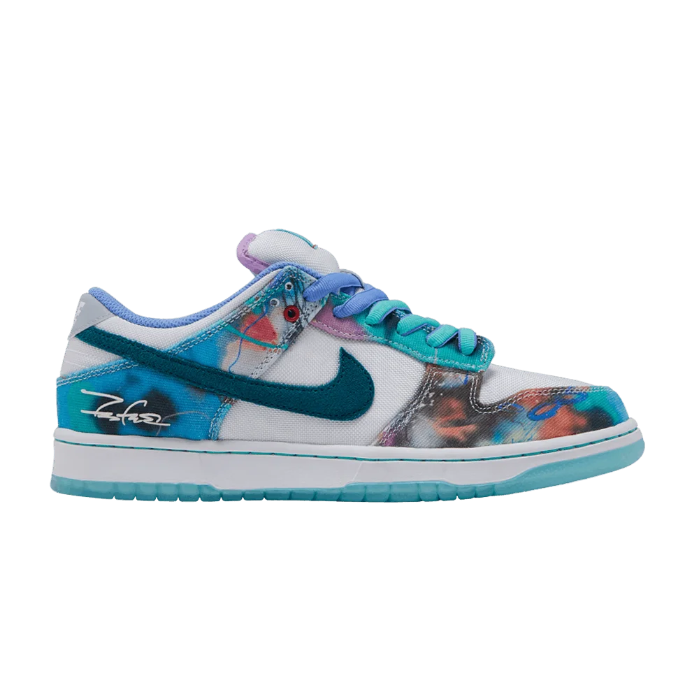 Кроссовки Futura Laboratories x Nike Dunk Low SB 'Bleached Aqua'