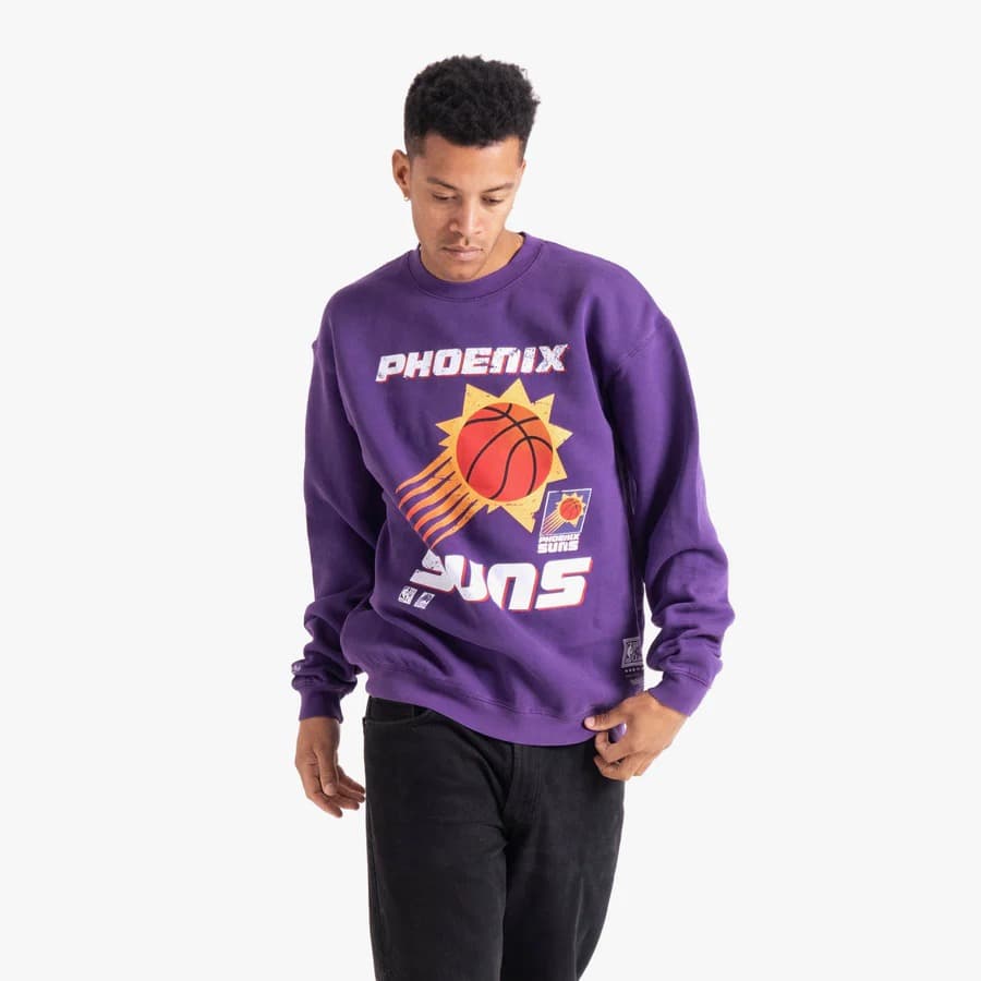 Футболка Mitchell & Ness Phoenix Suns Vintage Shooting NBA Crew Neck Jumper