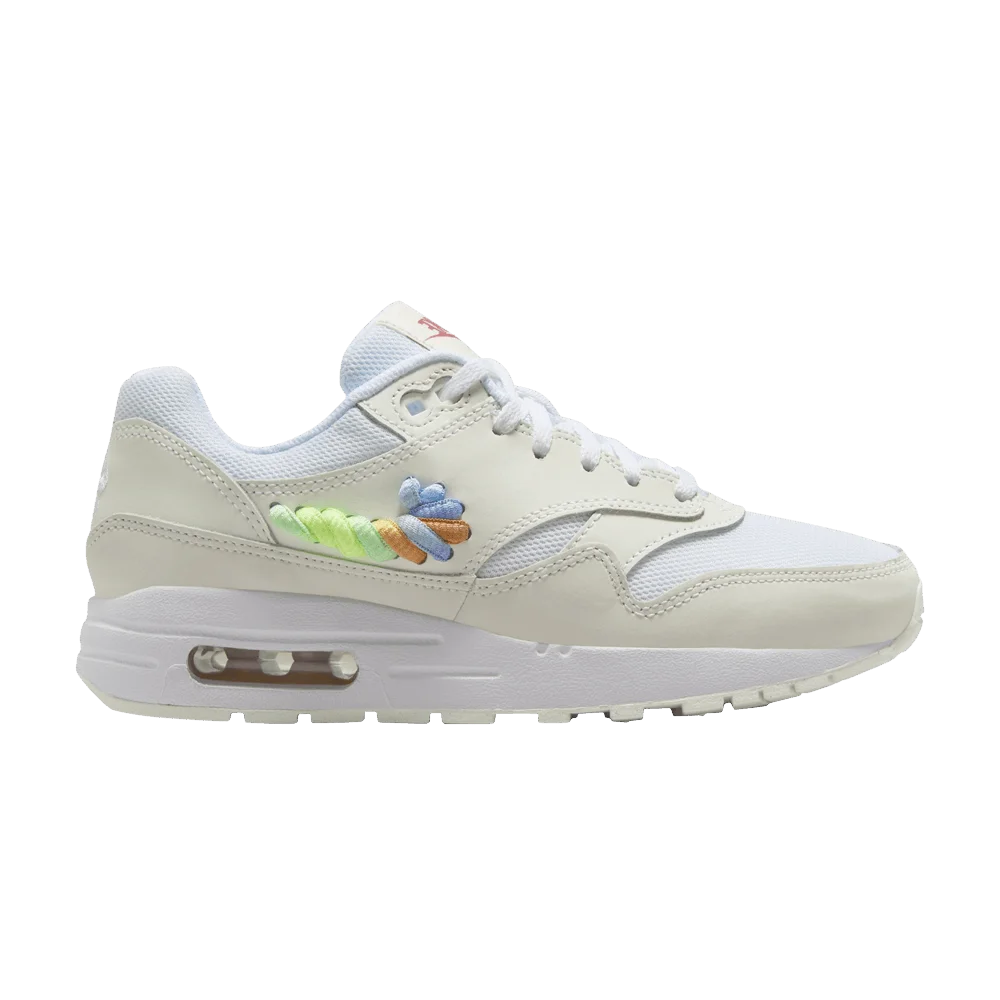 Кроссовки Nike Air Max 1 SE GS 'Rainbow Lace Swoosh'