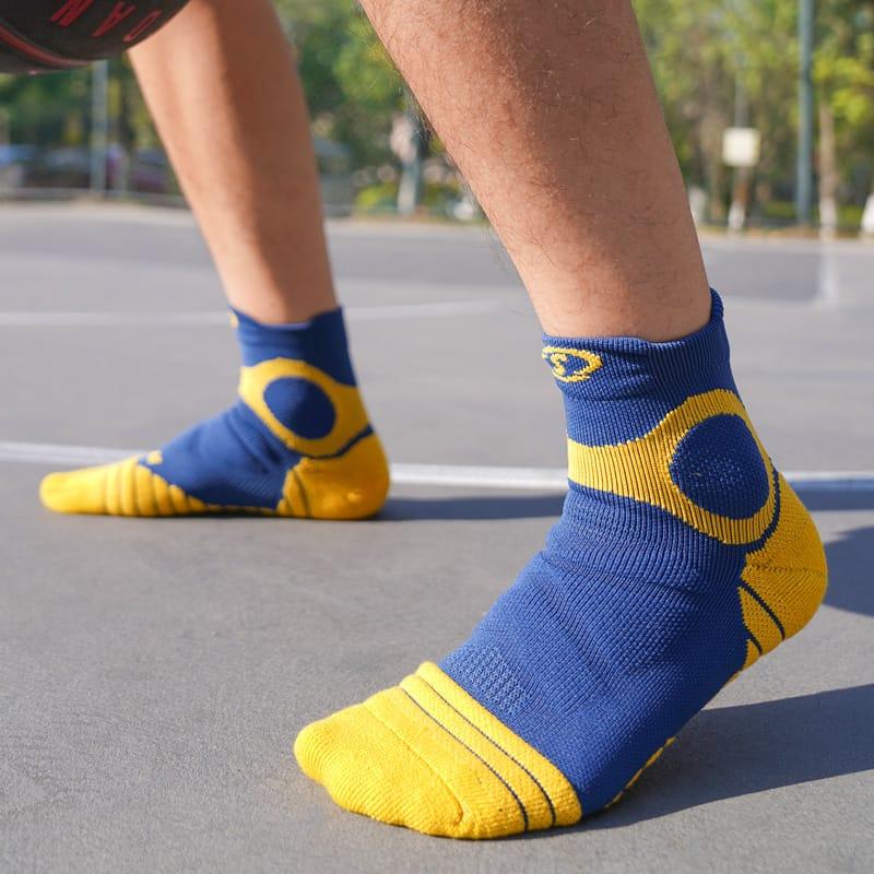 Спортивные носки Ehot Spalding Blue-Yellow Low Cut Socks