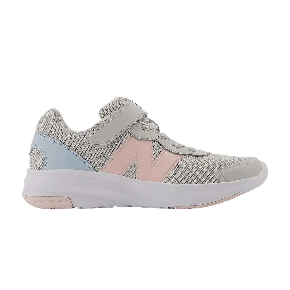 Кроссовки New Balance 578v1 Bungee Lace Top Strap Little Kid Wide 'Grey Matter Shell Pink'