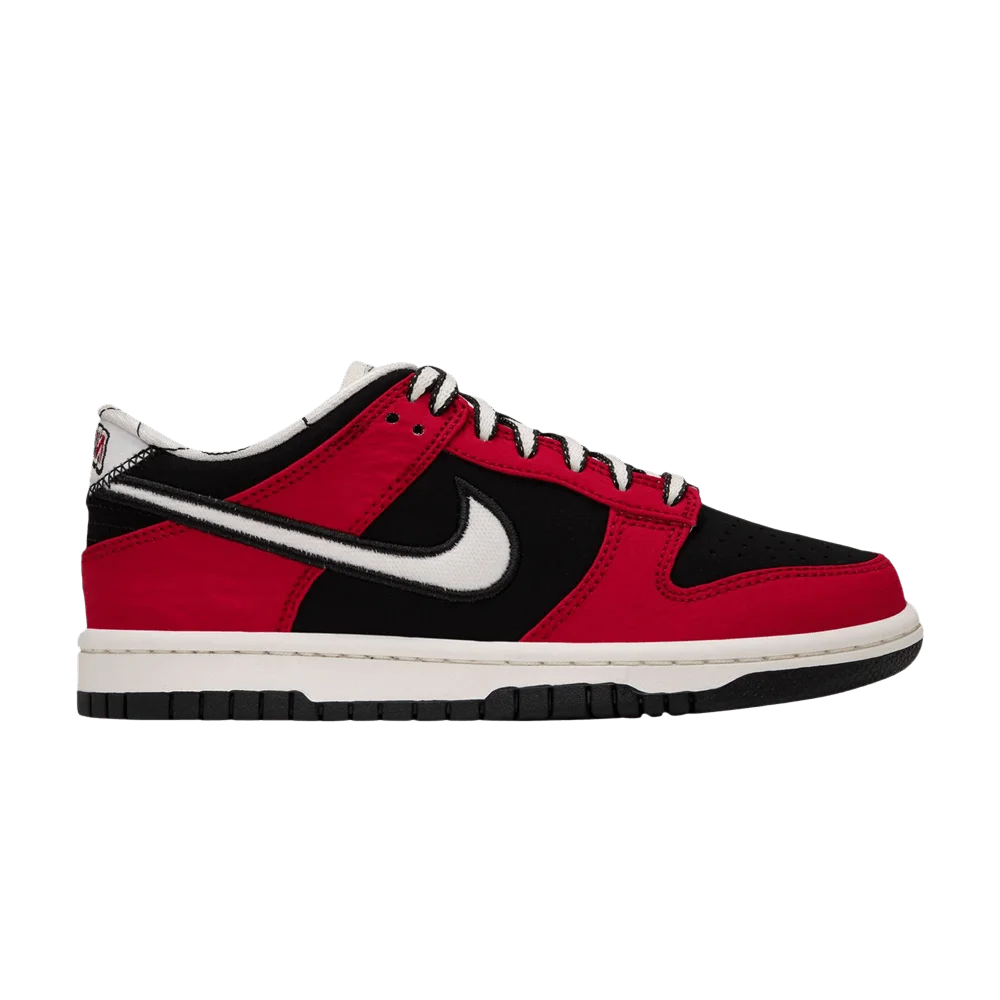 Кроссовки Nike Dunk Low Lv8 GS 'Black Sail University Red'