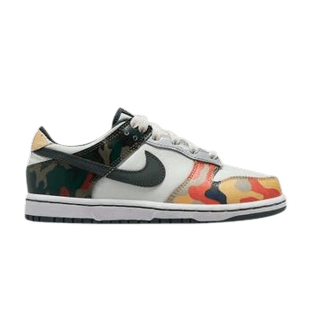 Кроссовки Nike Dunk Low SE PS 'Sail Multi-Camo'