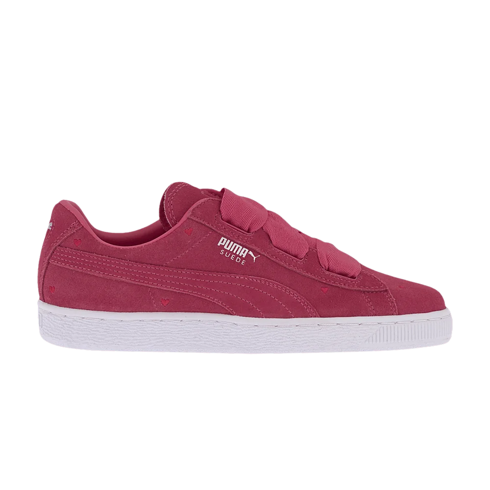 Кроссовки Puma Suede Heart Jr 'Valentine - Paradise Pink'