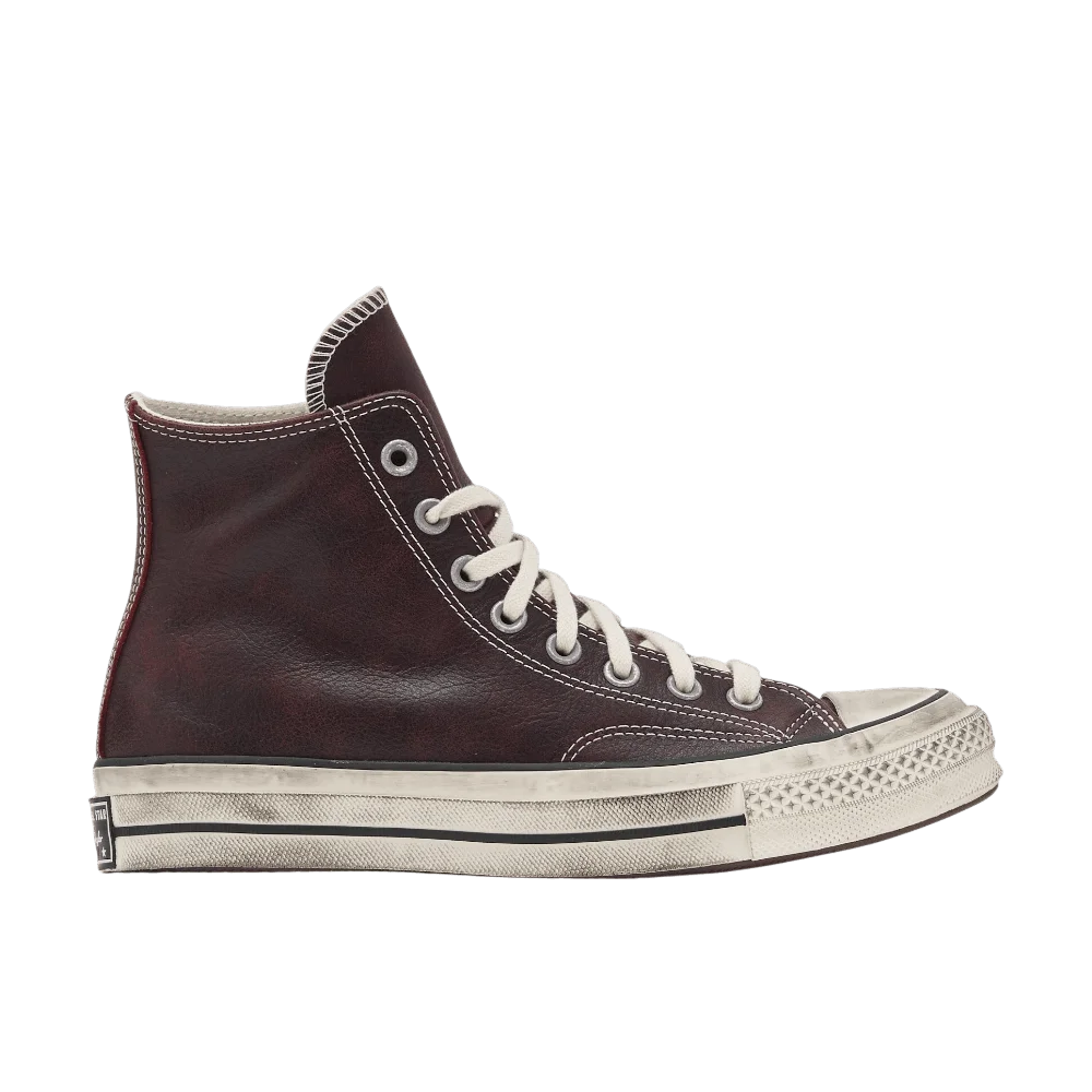 Кроссовки Converse Chuck 70 Burnished Leather 'Brick Snack Egret'
