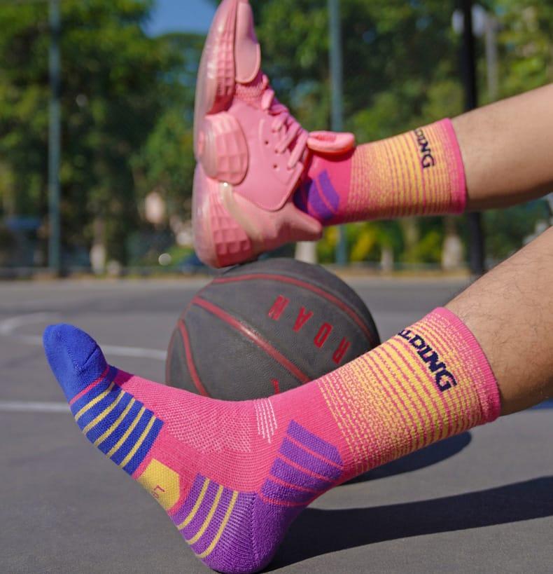 Спортивные носки Ehot Spalding Gradient Pink Crew Socks